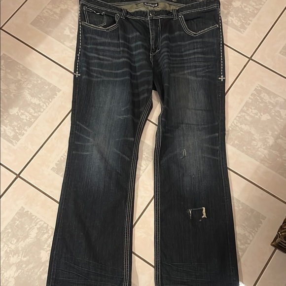 Men's Affliction Distressed Jeans - Picture 1 of 4